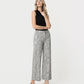 Right 45 degrees product image of Leopard - High Rise Patch Pocket Baggy Wide Leg Jeans