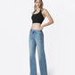 Left 45 degrees product image of Fine - High Rise Side Seam Detail Vintage Flare Jeans