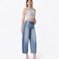 Bold - Super High Rise Two Tone Side Panel Wide Barrel Jeans