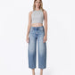 Front product images of Bold - Super High Rise Two Tone Side Panel Wide Barrel Jeans