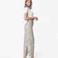 Leopard - High Rise Side Seamed Leopard Print Barrel Jeans