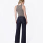 Back product images of Nicer - Mid Rise Back Yoke Detail Slim Wide Leg Jeans
