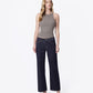 Front product images of Nicer - Mid Rise Back Yoke Detail Slim Wide Leg Jeans