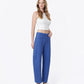 Right 45 degrees product image of Beaucoup Blue - High Rise Darted Barrel Jeans