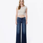 Front product images of Satiate - Low Rise Cinch Waist Tinted Wide Leg Jeans