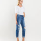 Right 45 degrees product image of Absolutely Good - Distressed Stretch Boyfriend Jeans