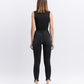 Back product images of Night Reflection - High Rise Button Fly Distressed Crop Skinny Jeans