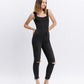 Front product images of Night Reflection - High Rise Button Fly Distressed Crop Skinny Jeans