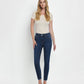 Front product images of Emerson - Mid Rise Raw Hem Crop Skinny Jeans