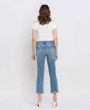 Back product images of Hampton - High Rise Distressed Cropped Straight Jeans