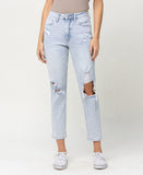 Front product images of Millman - Ripped Stretch Mom Denim Jeans