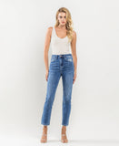 Front product images of Special Affair - Stretch High Rise Slim Straight Ankle Denim Jeans