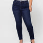 Front product images of DK Wash- Plus High Rise Slim Straight Crop Jean