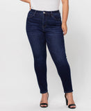 Front product images of DK Wash- Plus High Rise Slim Straight Crop Jean