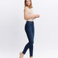 Right 45 degrees product image of DK Wash - High Rise Skinny Denim Jeans