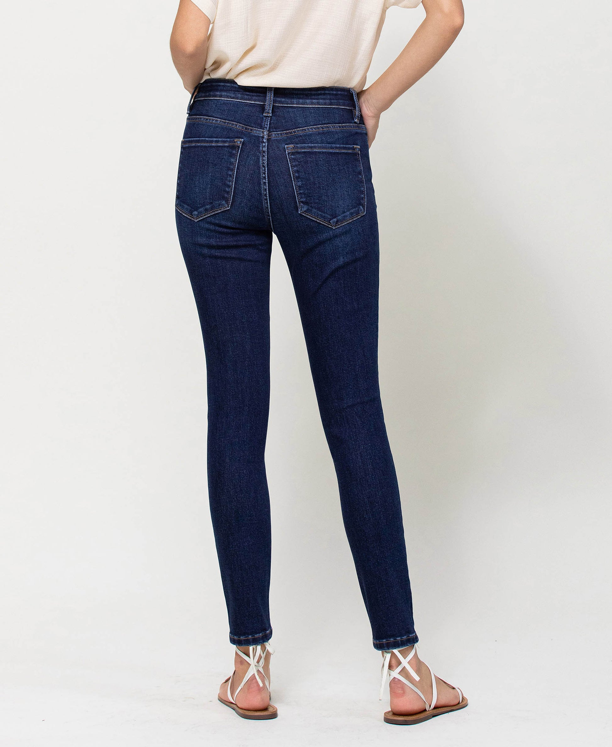 Back product images of DK Wash - High Rise Skinny Denim Jeans