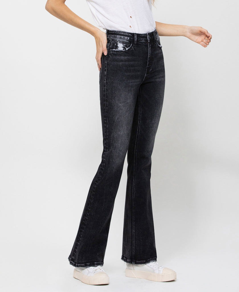 Right 45 degrees product image of Navi - High Rise Flare Jeans