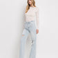 Left 45 degrees product image of Avenida - Super High Rise 90's Vintage Flare Jeans