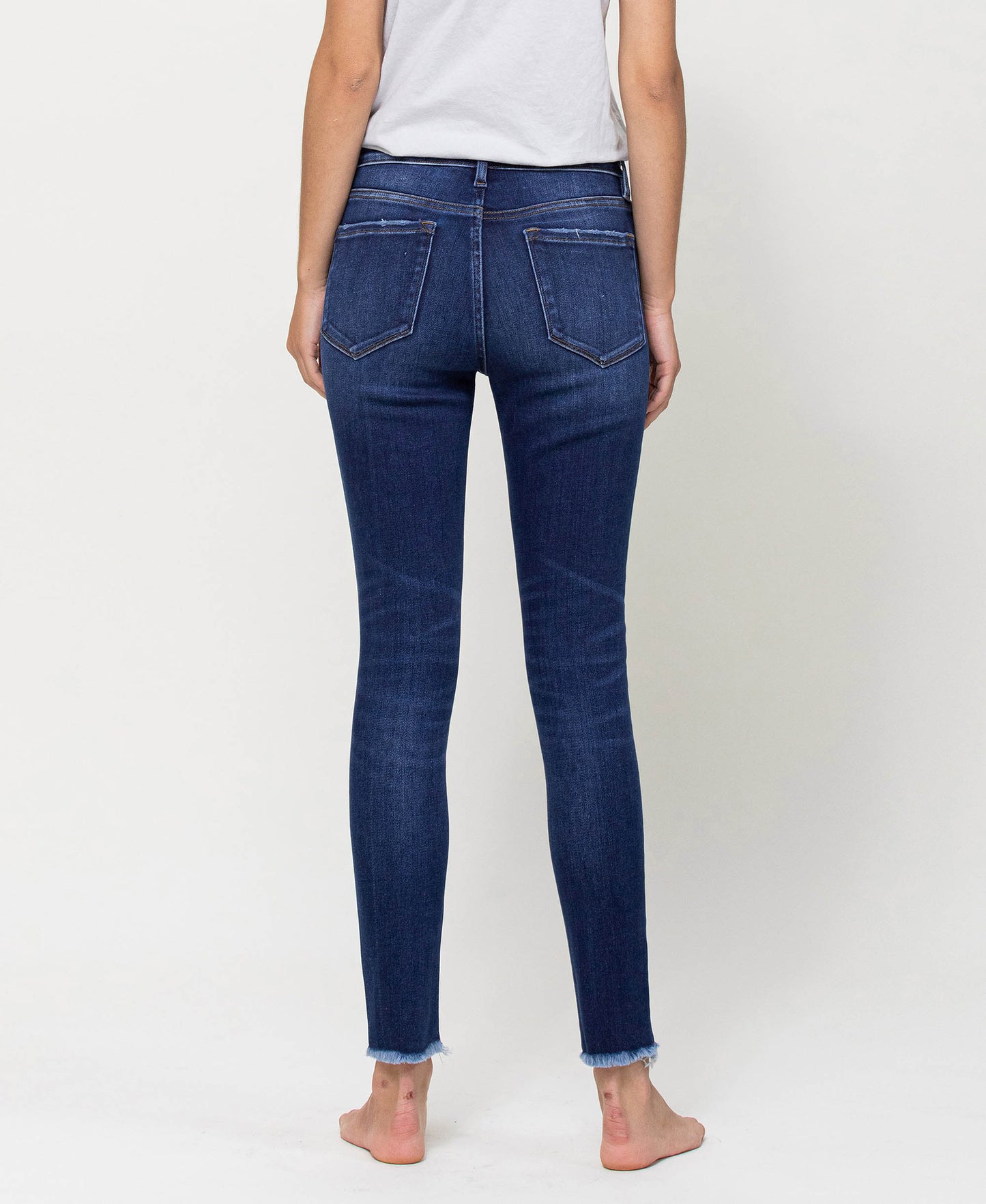 Back product images of Ordinary People - Mid Rise Ankle Skinny Jeans