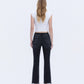 Back product images of The Favorite Wine - High Rise Seamless WB Ankle Kick Flare Jeans
