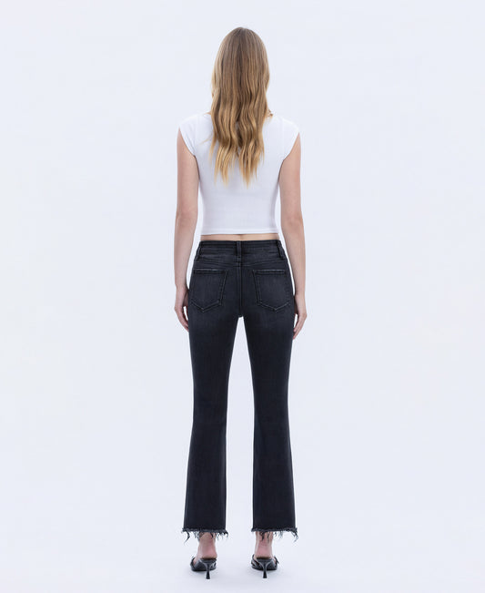 Back product images of The Favorite Wine - High Rise Seamless WB Ankle Kick Flare Jeans