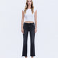 Front product images of The Favorite Wine - High Rise Seamless WB Ankle Kick Flare Jeans