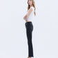 Left 45 degrees product image of The Favorite Wine - High Rise Seamless WB Ankle Kick Flare Jeans