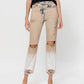 Front product images of Desert Hills - Rigid Boyfriend Jeans