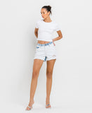 Front product images of Married An Angel - High Rise Color Block Shorts
