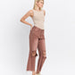 Right 45 degrees product image of Aztec - Super High Rise 90s Vintage Crop Flare Jeans