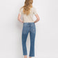 Back product images of Five Steps To Heaven - Mid Rise Straight Crop Jeans