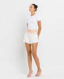 Left 45 degrees product image of Excitement - Super High Rise Paper Bag Shorts