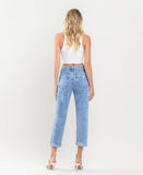 Back product images of Laughter - Super High Rise Mom Jeans W Contrast Blocking Details