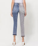 Back product images of Serendipity - High Rise Straight Crop Jeans