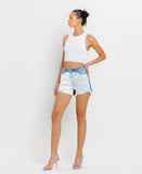 Left 45 degrees product image of Acclaimed - Super High Rise Color Block Shorts