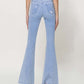 Back product images of Dazzling - High Rise Color Block Flare Jeans