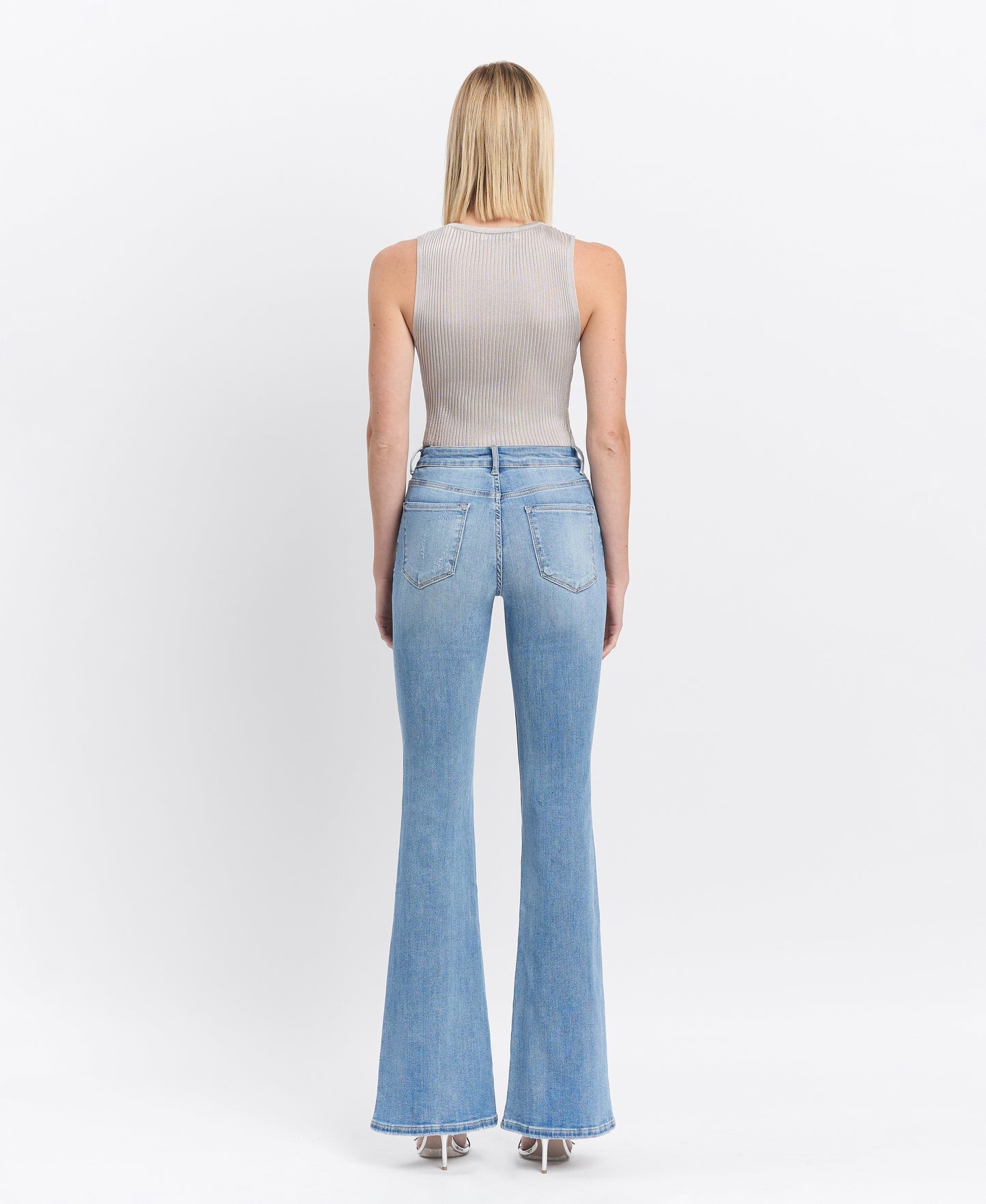 Just Fine - High Rise Flare Jeans
