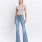 Just Fine - High Rise Flare Jeans