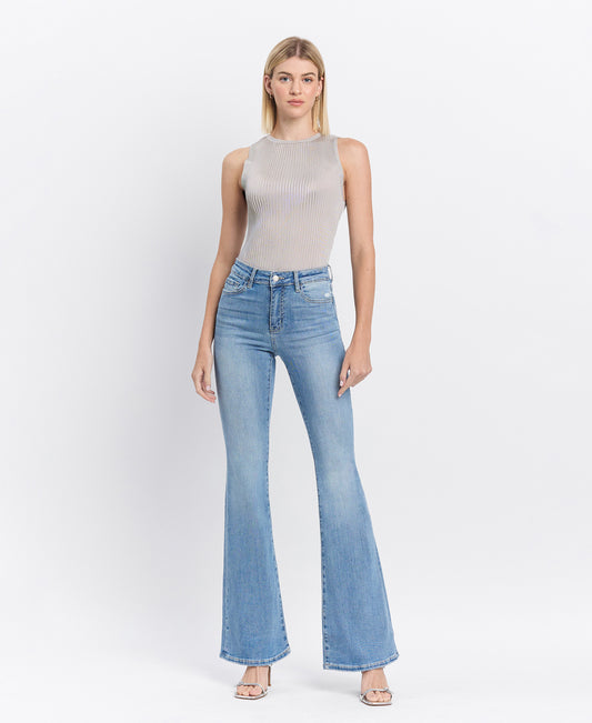 Just Fine - High Rise Flare Jeans