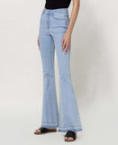 Left 45 degrees product image of Unwavering - High Rise Super Flare Jeans