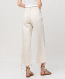 Back product images of Blushing - Super High Rise 90's Vintage Crop Straight Jeans