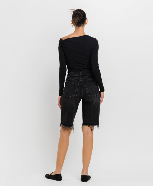 Back product images of Meritorious - Super High Rise Relaxed Shorts