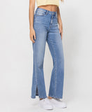 Right 45 degrees product image of Centered - 90's Vintage Flare Jeans
