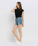 Left 45 degrees product image of Masterful - Super High Rise Stretch Shorts
