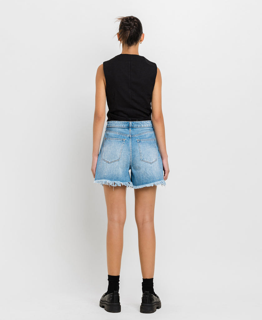 Back product images of Invigorated - Super High Rise Slouchy Shorts