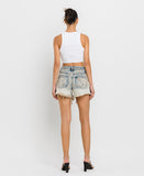 Back product images of Cement - Super High Rise Vintage Shorts