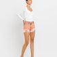 Right 45 degrees product image of Pale Banana - Super High Rise Crossover Vintage Shorts