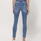 Back product images of Clear-Headed - Mid Rise Ankle Skinny Jeans