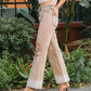 Left side product images of Burnt - 90's Vintage Super High Rise Flare Jeans