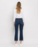 Back product images of Finer - High Rise Crossover Waistband Kick Flare Jeans